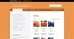 Desktop Screenshot of pasarmesin88.com