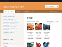 Tablet Screenshot of pasarmesin88.com